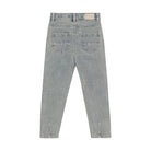 DAILY7 2500 Mom Fit Embroiderie - Denim achterzijde