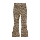 DAILY7 Animal Flared Pants - Latte Sand achterzijde