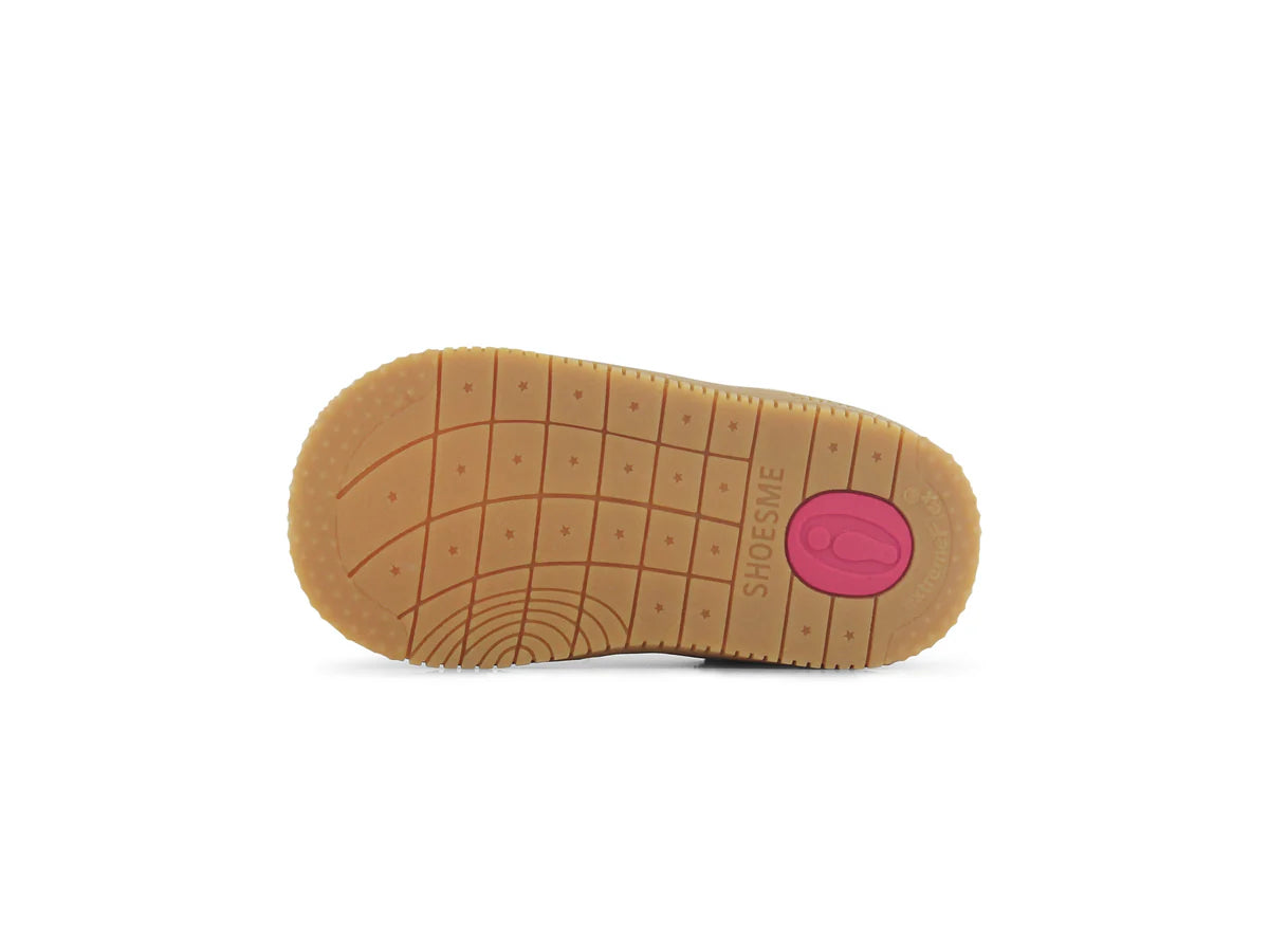 Shoesme Roze Suède Sneakertje onderzijde zool