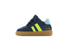 Shoesme Blauw Suède Sneakertje zijkant links