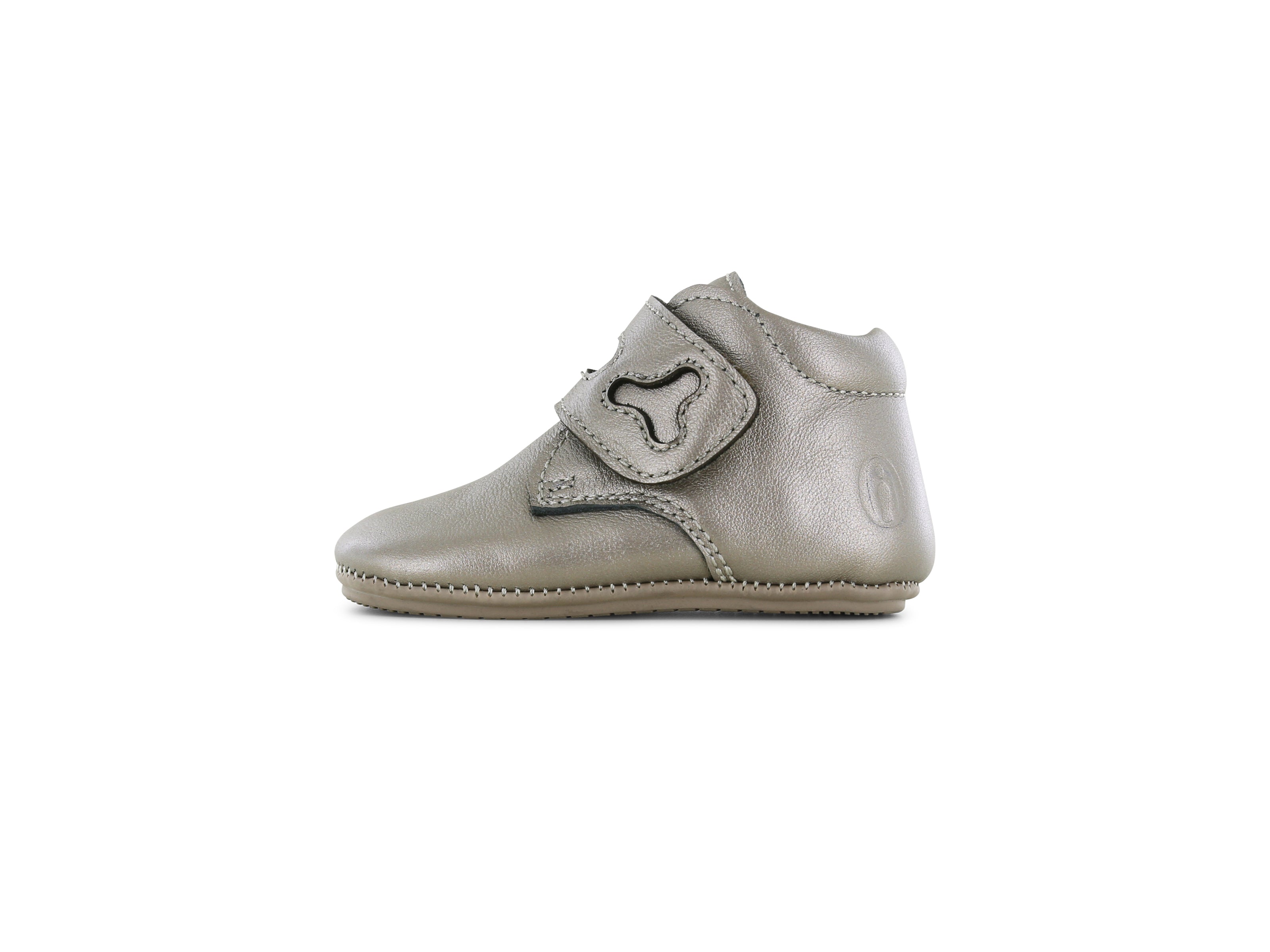 Shoesme Champagne Gold BABY-PROOF® Schoentje zijkant links