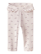 Lil' Atelier KEF Slim Legging - Almost Mauve Tulip voorzijde