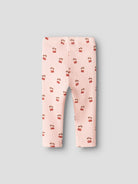 Lil' Atelier Elf Slim Legging Noos - Silver Peony Cherry achterzijde
