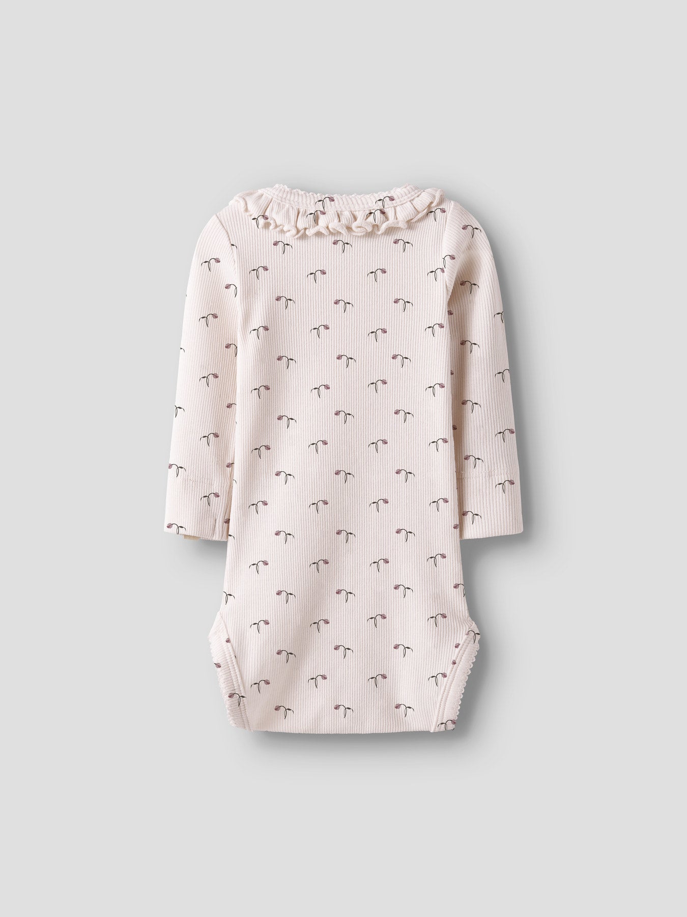 Lil' Atelier Kis LS Slim Body - Almost Mauve Tulip achterzijde