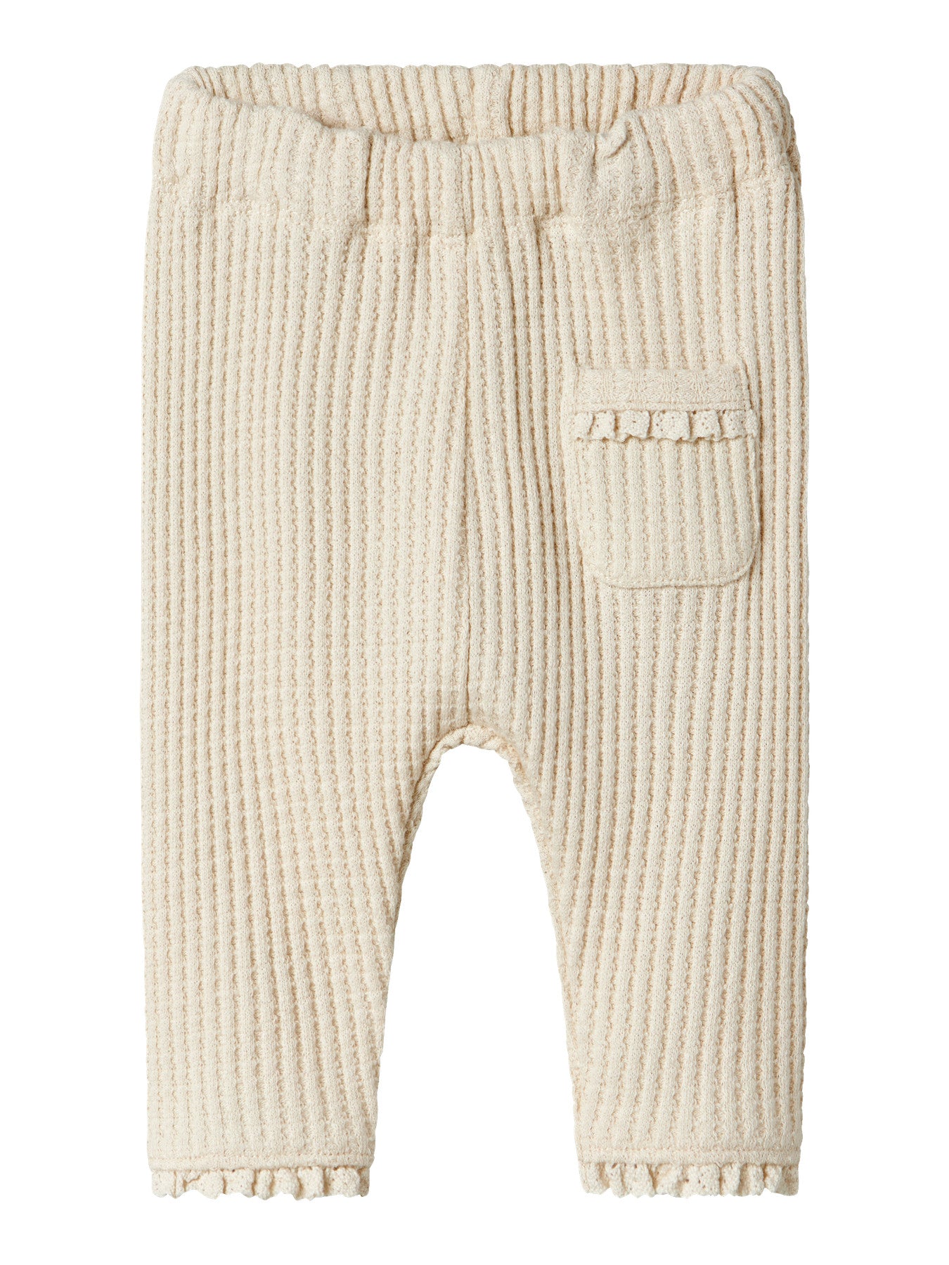 Lil' Atelier Loose Pant - Turtledove voorzijde