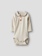Lil' Atelier Lio LS Slim Body - Turtledove voorzijde