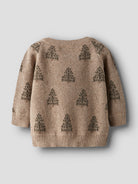 Lil' Atelier Bob LS Knit - Oxford Tan achterzijde