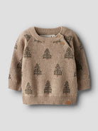 Lil' Atelier Bob LS Knit - Oxford Tan voorzijde