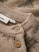 Lil' Atelier Bob LS Knit - Oxford Tan detail