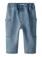 Lil' Atelier Baggy Dnm Jeans 4017-LO S voorzijde