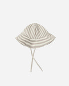 Quincy Mae Sun Hat Ash Stripe