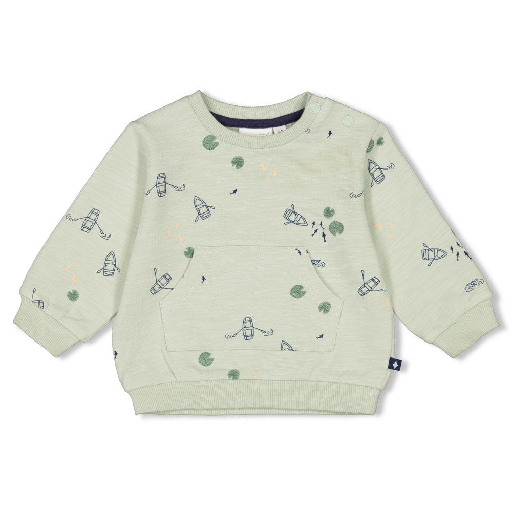 Feetje Sweater AOP - Rock My Boat voorzijde