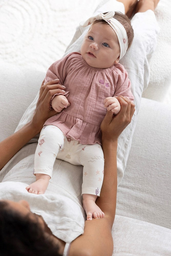 Baby Feetje Longsleeve Ruches -Starfish Wishes