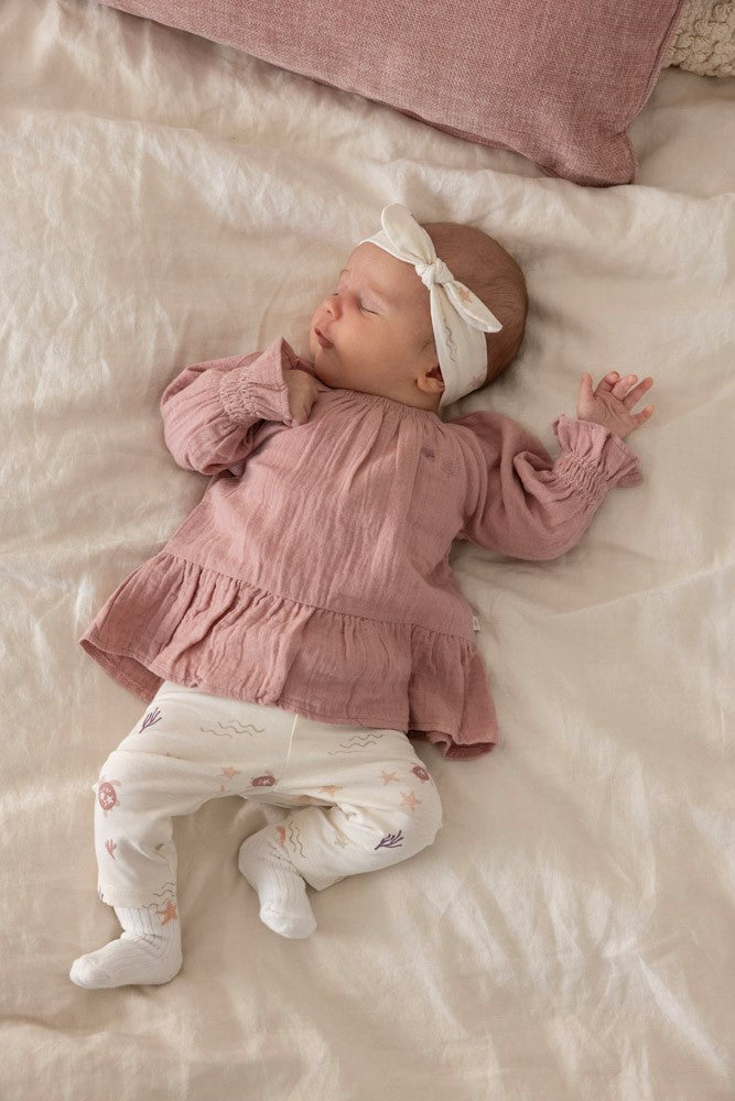 Baby Feetje Longsleeve Ruches -Starfish Wishes