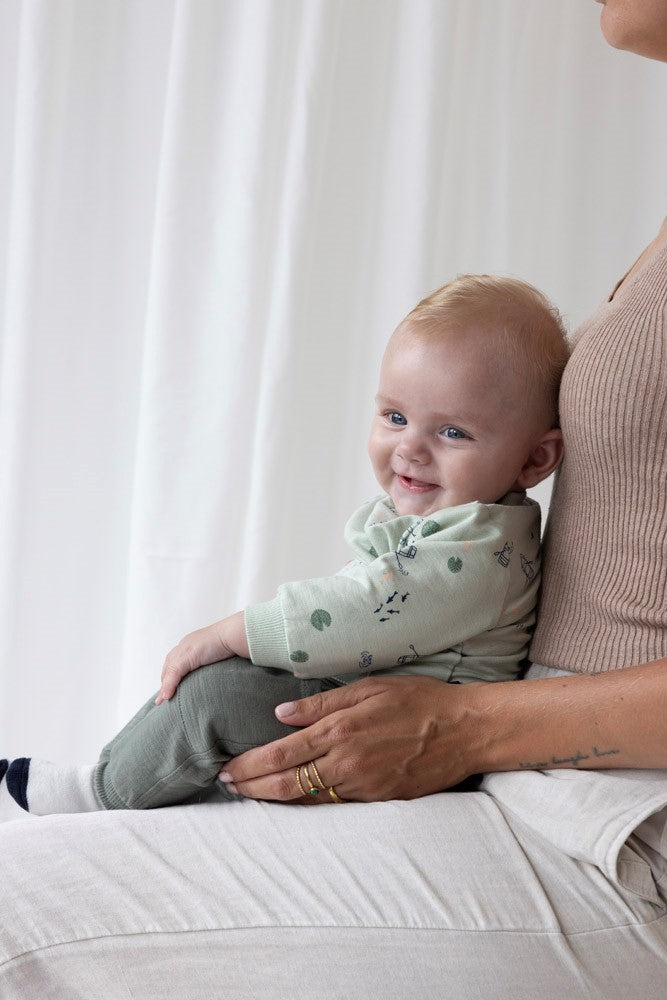 Baby Feetje Sweater AOP - Rock My Boat