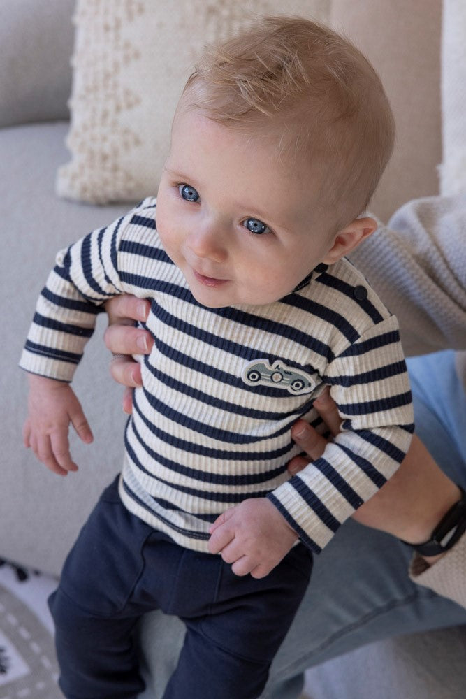 Feetje Longsleeve Rib Met Streep - Let's Go Sfeerfoto
