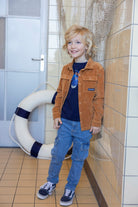 Sturdy Overhemd Corduroy - Waves And Whales Sfeerfoto Overhemd Aan