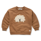 Sproet & Sprout Sweatshirt Moustache Dog Voorzijde