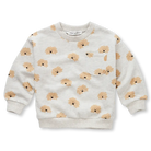 Sproet & Sprout Sweatshirt Moustache Dog Print Voorzijde
