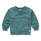 Sproet & Sprout Sweatshirt Rib Neck Sproet Print Voorzijde