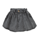 Sproet & Sprout Denim Skirt Sproet Print Voorzijde