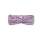 Sproet & Sprout Turban Headband Hearts Voorzijde