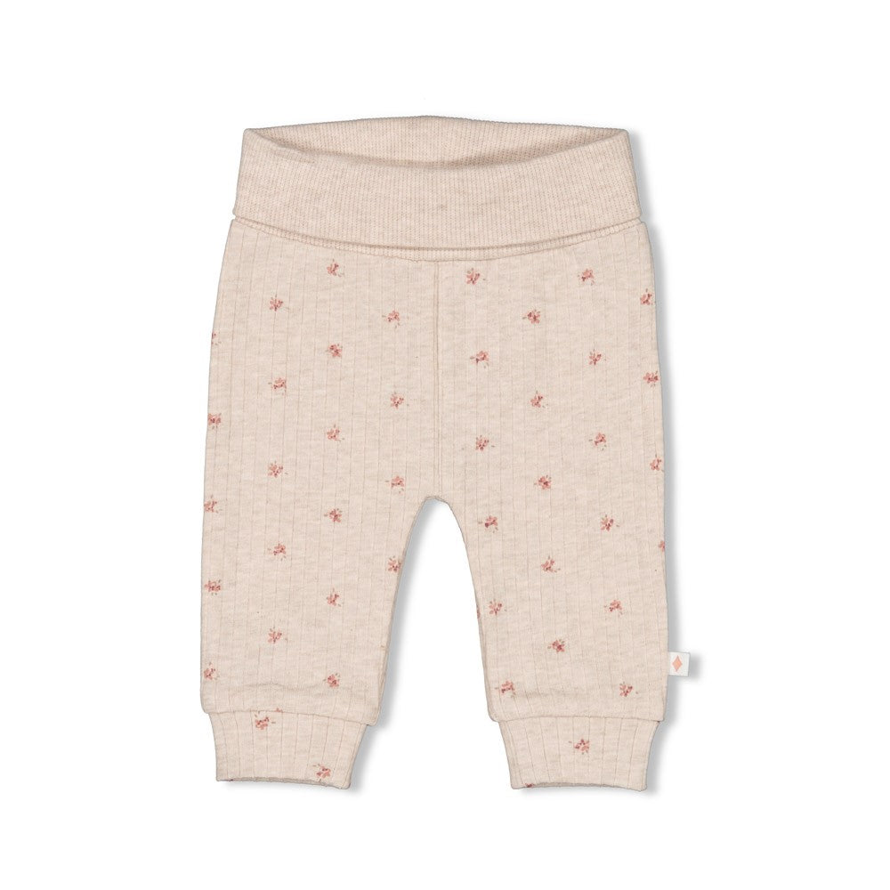 Feetje Broek Rib AOP - Morning Sun Voorzijde