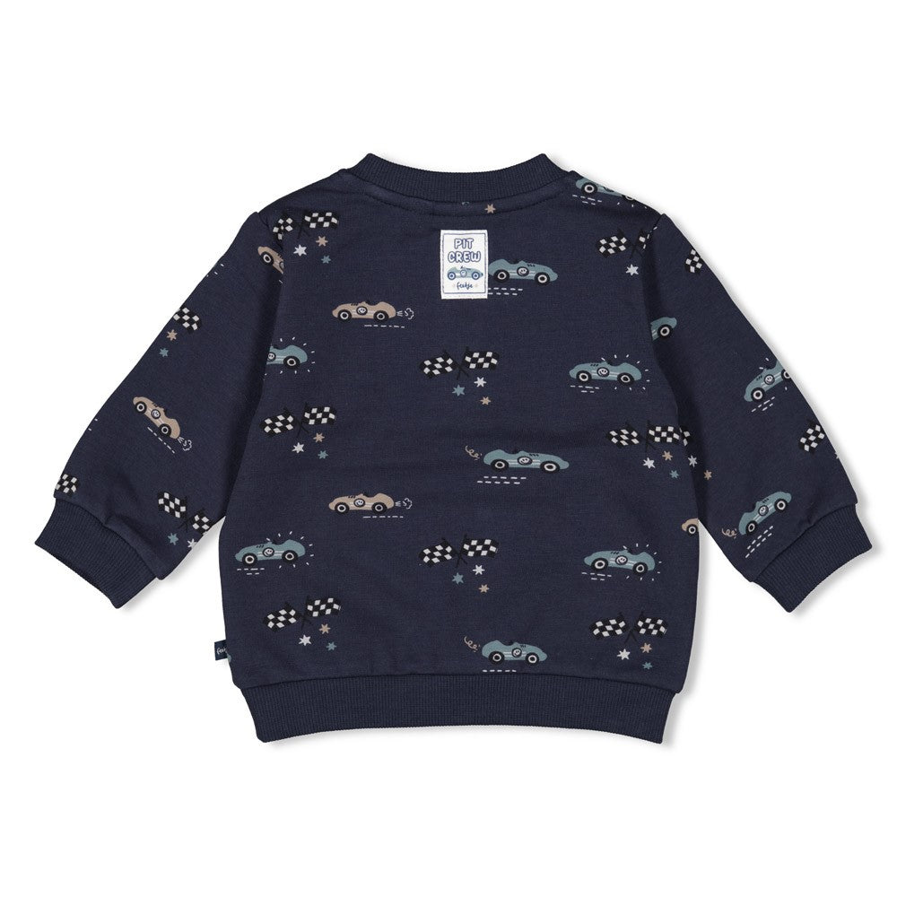 Feetje Sweater AOP - Let's Go Achterzijde