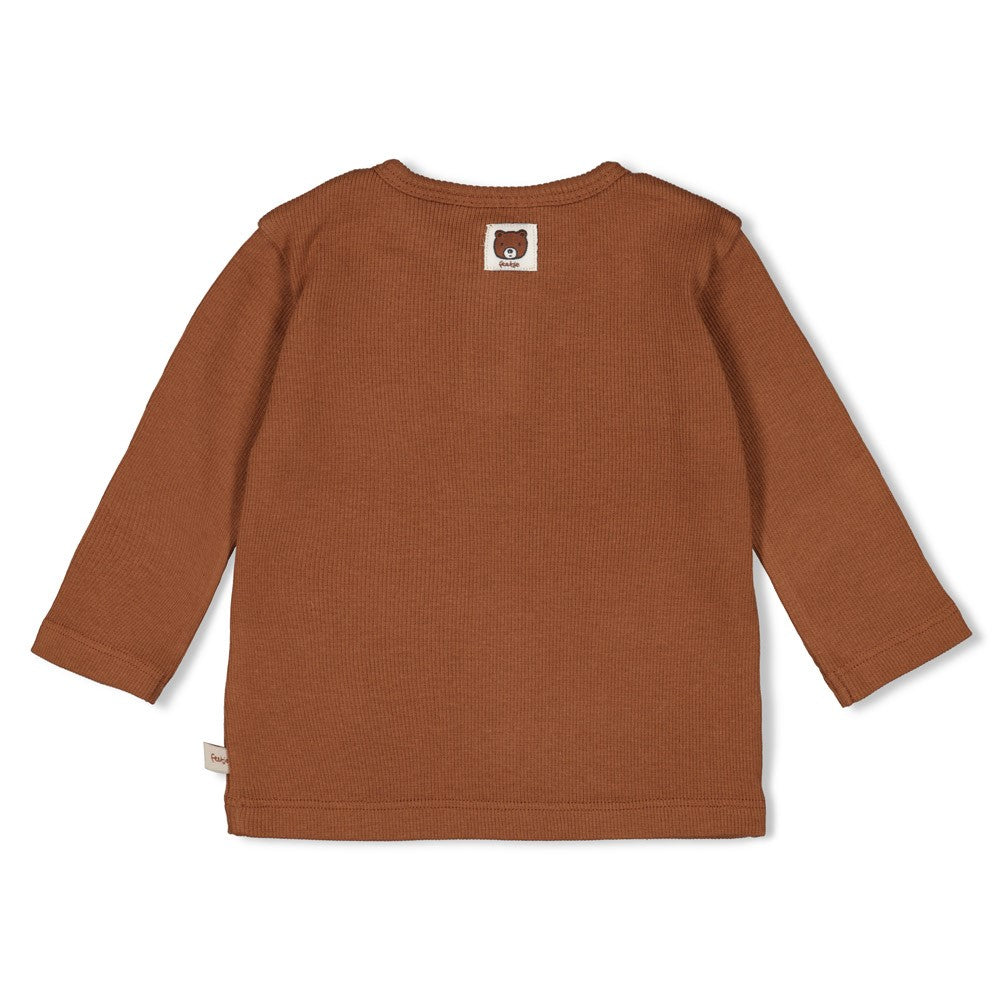 Feetje Longsleeve Rib - Wild World Achterzijde