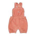 Feetje Tuinbroek Kort Velours Rib -Woodland Bloom Voorzijde