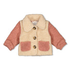 Feetje Bouclé Jasje - Woodland Bloom Voorzijde