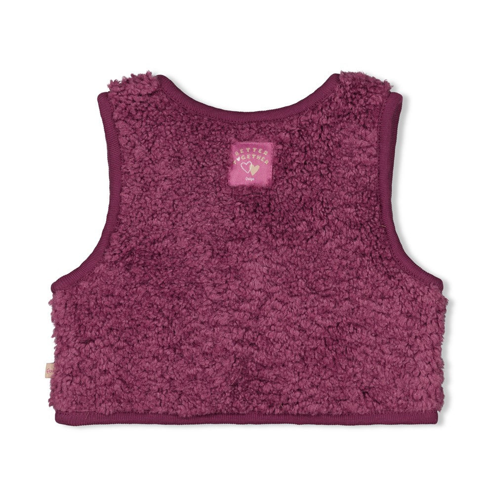 Teddy Gilet - Better Together Achterzijde