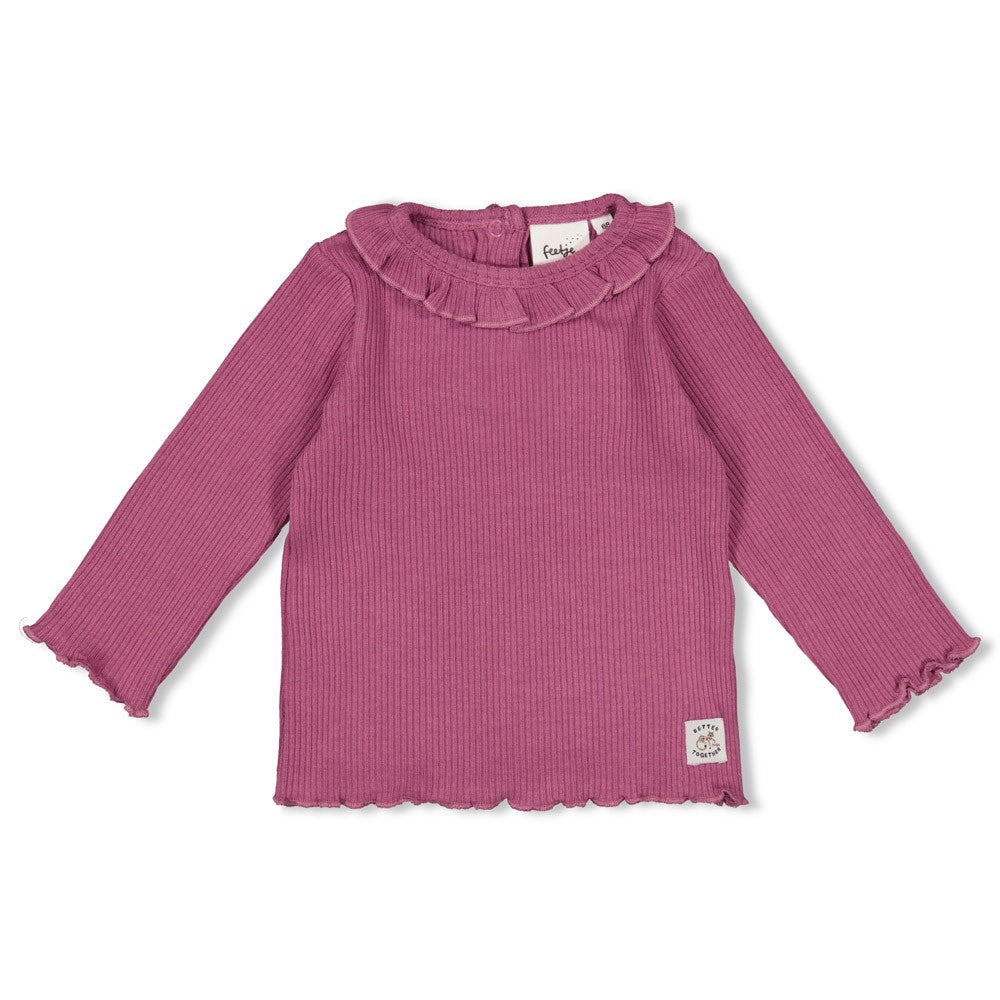 Feetje Longsleeve Rib -Better Together Voorzijde