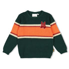 Sturdy Sweater Gebreid - Chasing Trails Voorzijde