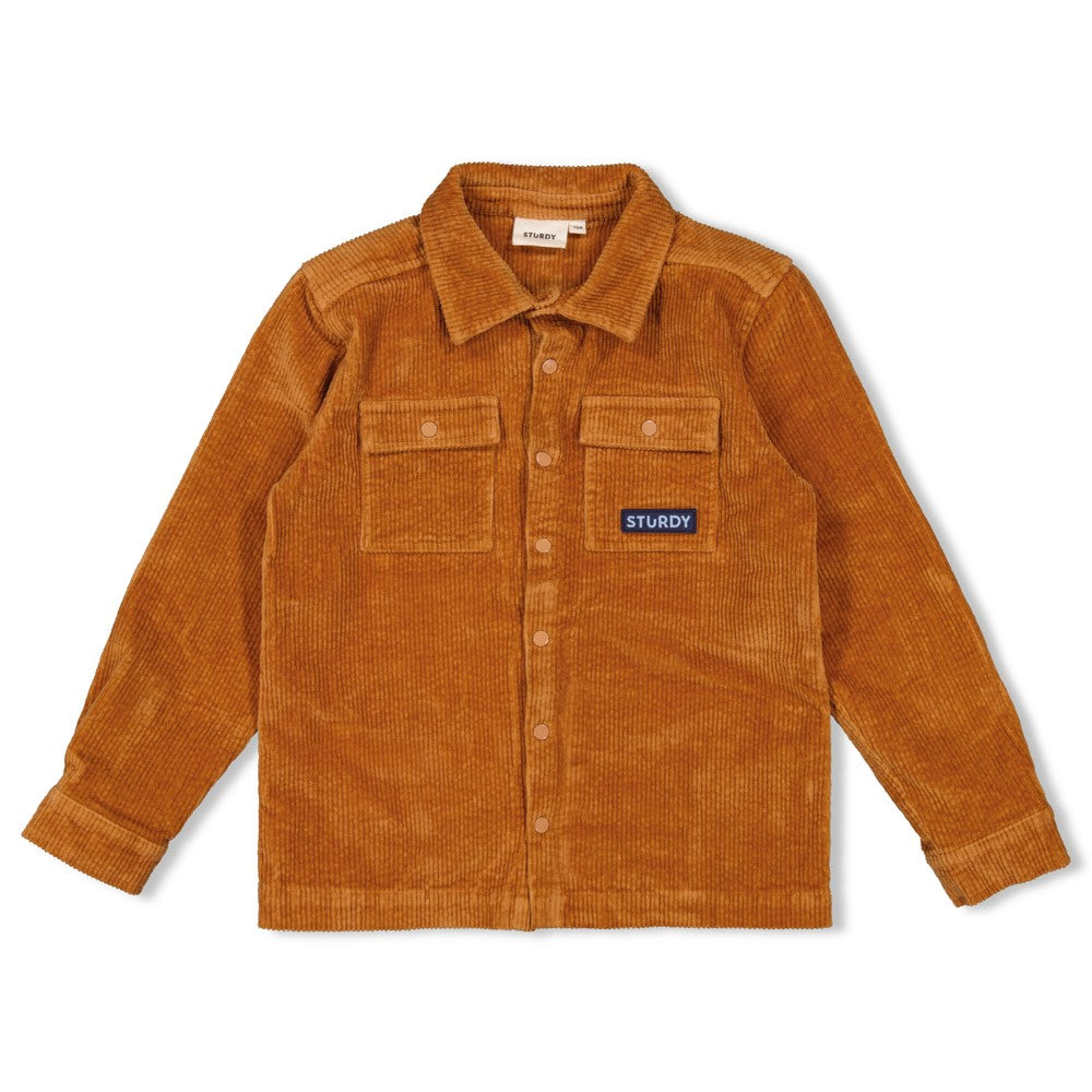 Sturdy Overhemd Corduroy - Waves And Whales Voorzijde