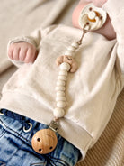 Chewies Croissant Clip - Linnen productoto speenhouder cliphouder speen
