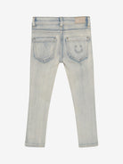 Daily7 2700 Skinny Fit Print Jeans - Used Light Denim achterzijde
