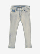 Daily7 2700 Skinny Fit Print Jeans - Used Light Denim voorzijde