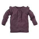 Z8 Neva Pointelle Longsleeve - Frosted Plum Voorzijde