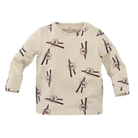 Z8 Quirijn Jersey Longsleeve - Vanilla Cream/AOP Voorzijde
