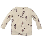 Z8 Quirijn Jersey Longsleeve - Vanilla Cream/AOP Achterzijde