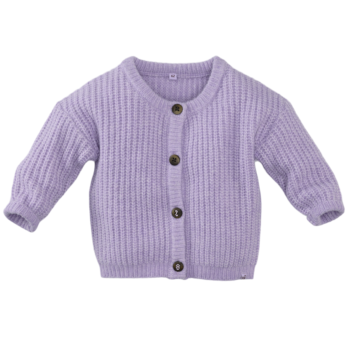 Z8 Yanou Gebreid Vest  - Morning Violet Voorzijde