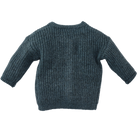 Z8 Mert Gebreid Vest  - Seafoam Shadow Achterzijde