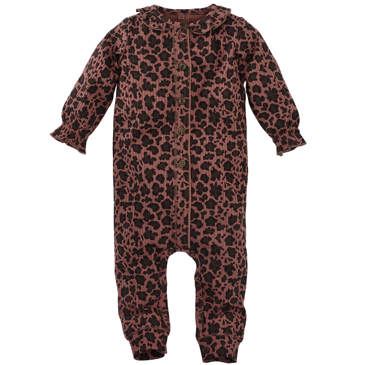 Z8 Isha Jersey Jumpsuit  - Amber Brown/AOP voorzijde
