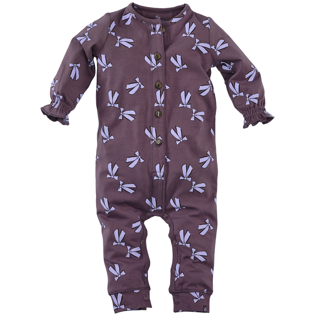 Z8 Fardau Jersey Jumpsuit  - Frosted Plum/AOP Voorzijde