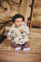 Z8 Nayla Teddy Jacket - Vanilla Cream/ AOP Sfeerfoto