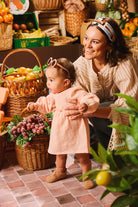 Moeder en kind Z8 Tavi Broderie Dress - Sorbetto