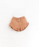 Play Up Linen Shorts - Scent voorzijde